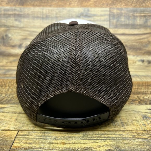 San Diego Padres Mens Trucker Hat Brown Snapback Padre Power 70s Baseball Cap - Picture 5 of 8